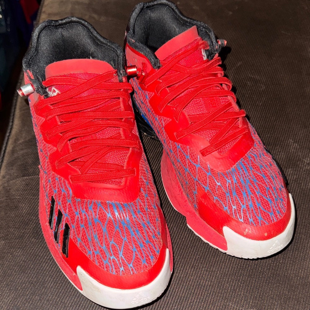 adidas Kids Red and Blue Sneakers